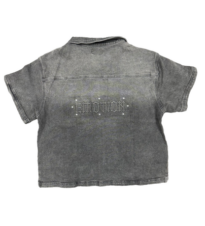‘Paisley’ Denim Grey Shirt